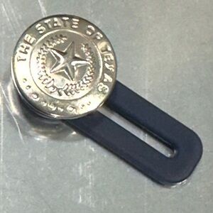 Jeans / Pants Waist Button Extender Silver